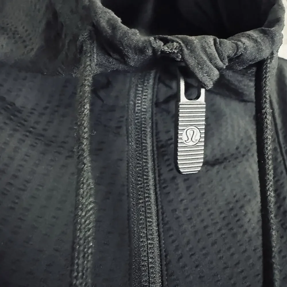 Lululemon Women's Medium Black Anorak Pack Light Pullover Hoodie Jacket - Picture 10 of 13